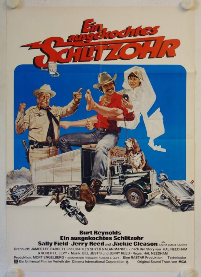 Smokey and the Bandit original release german movie poster